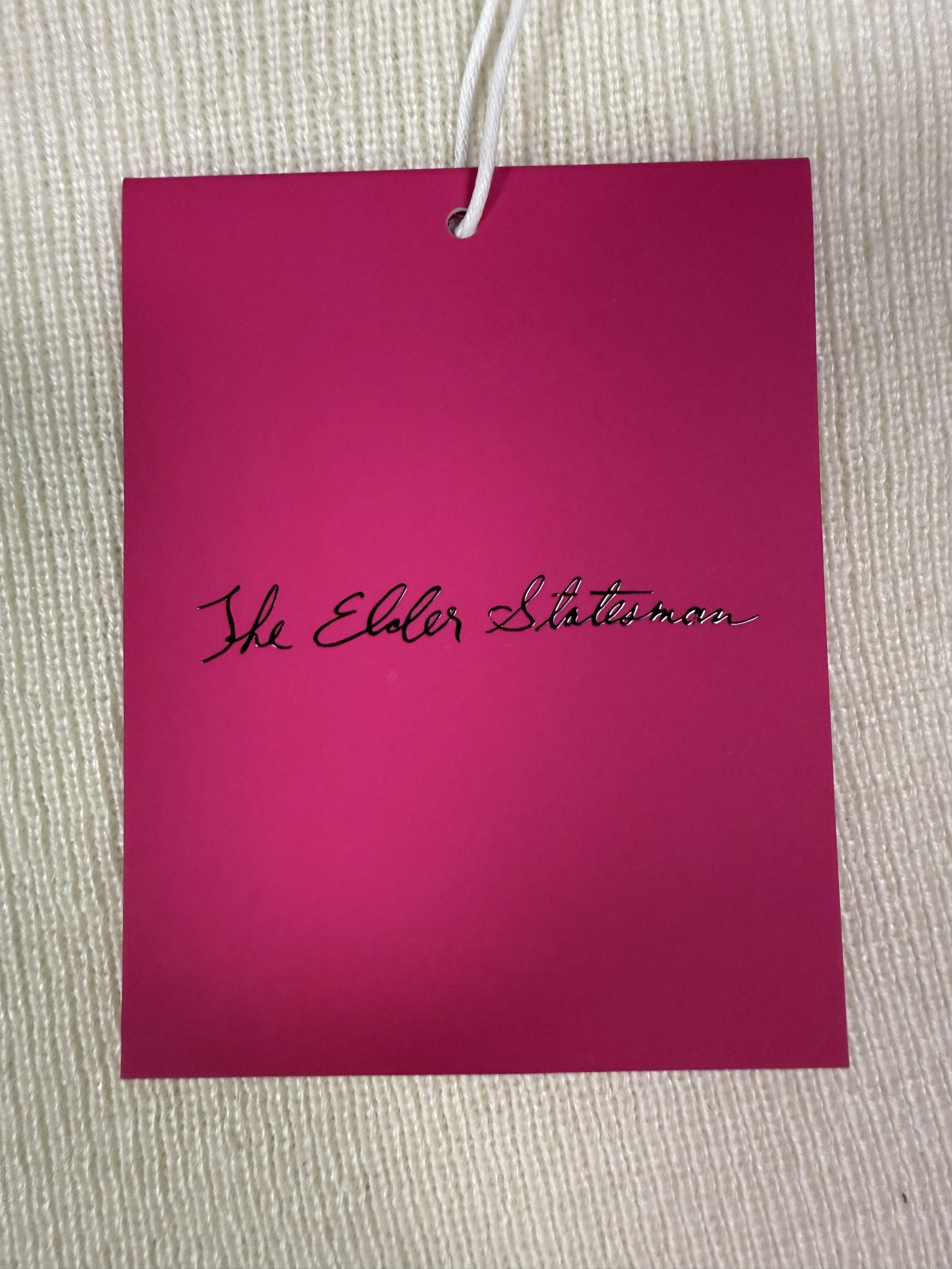 The Elder Statesman $395 The Elder Statesman Delicash White Tank Top Size M / US 6-8 / IT 42-44 - 10 Thumbnail