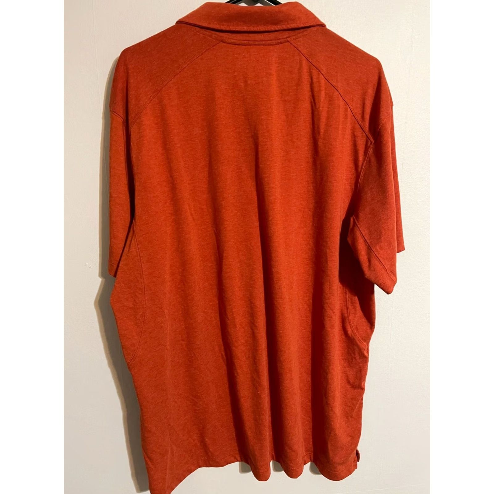 Duluth Trading Company Duluth Trading Co Burnt Orange Collared Work Polo Shirt Men's XLarge XL Short Sleeve Size US XL / EU 56 / 4 - 3 Thumbnail