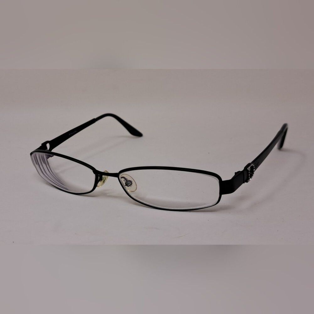 Dior Christian Dior Womens Eye Glasses Frames Crystals Black Vin Size ONE SIZE - 9 Thumbnail