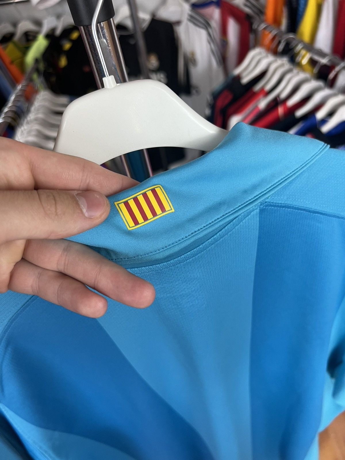 Nike Soccer Jersey Nike Barcelona 2007/08 Unicef Football Kit Size US XL / EU 56 / 4 - 6 Thumbnail