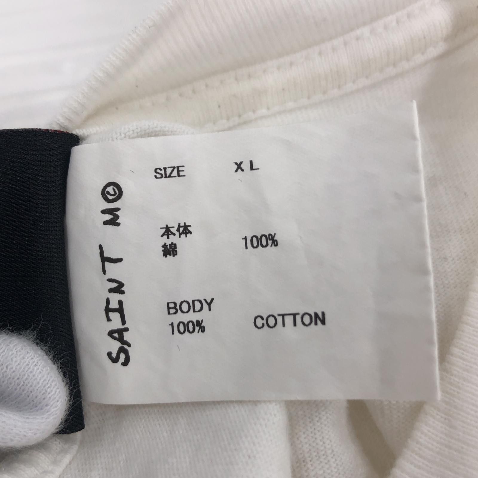 Saint Michael SAINT MICHAEL 24SS RIBON Cut and Sewn White Size XL Size US XL / EU 56 / 4 - 4 Thumbnail