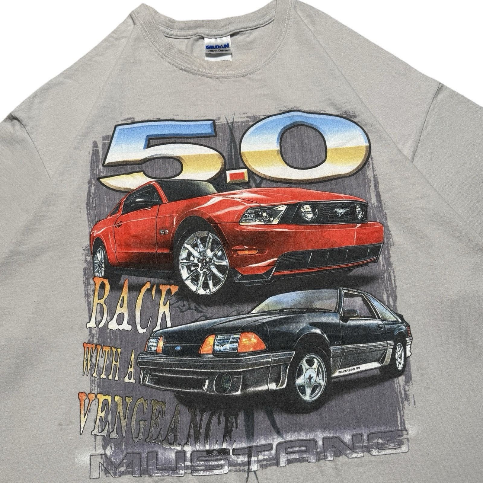 Mustang Y2K Mustang 5.0 Back With A Vengeance Rap T Shirt Men's XL Size US XL / EU 56 / 4 - 2 Thumbnail
