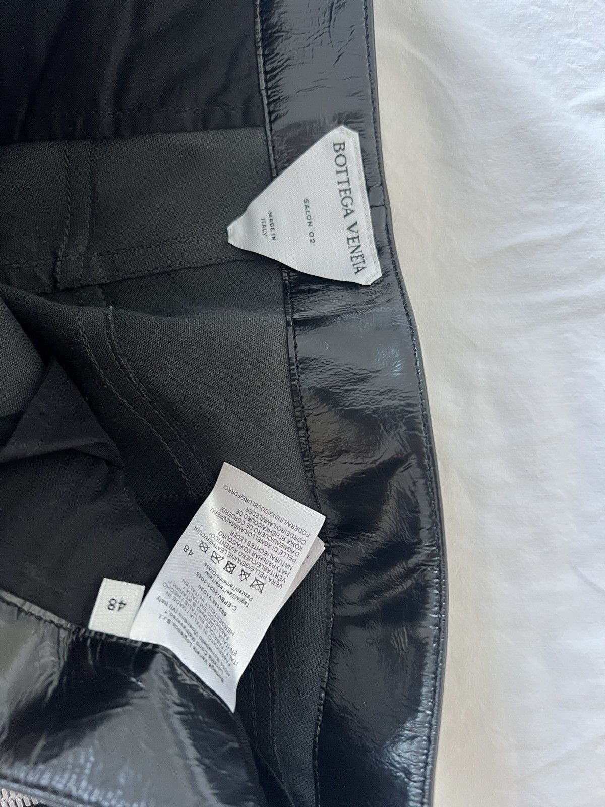 Bottega Veneta Amazing Waxed Leather Pants Size US 32 / EU 48 - 3 Thumbnail