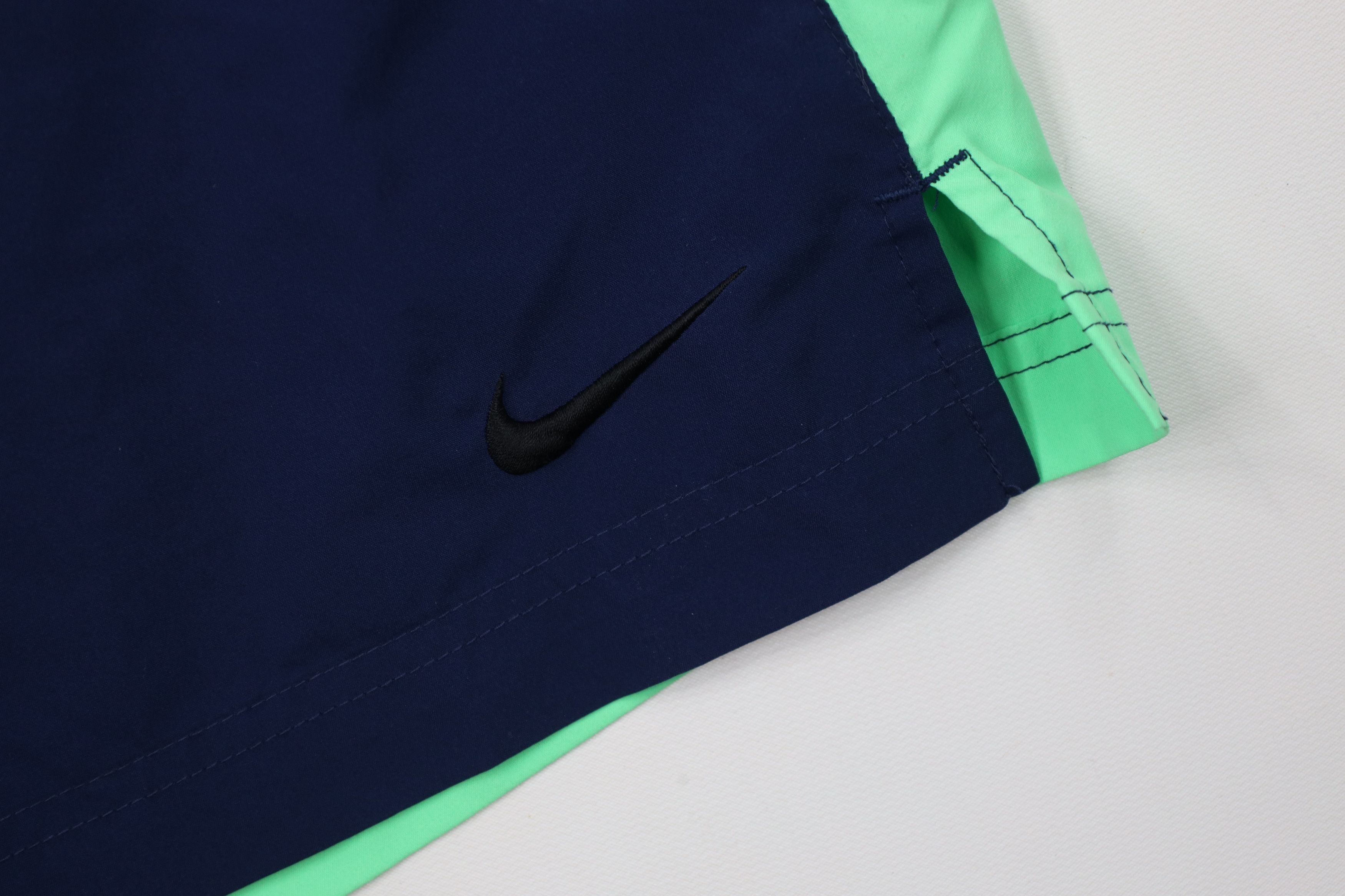 Nike Vintage Y2K Nike Scott Mini Swoosh Above Knee Shorts Blue Size US 38 / EU 54 - 5 Thumbnail