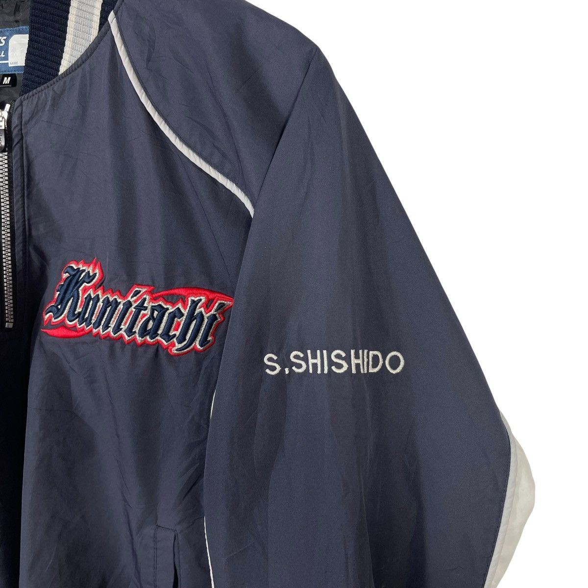 Asics Vintage Asics Baseball Kumitachi Pullover Windbreaker Jacket Size US M / EU 48-50 / 2 - 5 Thumbnail