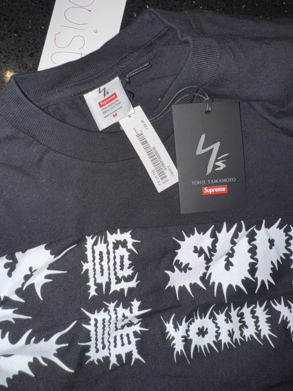 トップス Supreme x Y's by Yohji Yamamoto L/ S Tee Supreme Y's by Yohji Yamamoto L/S Tee Black Men's - FW25 - US