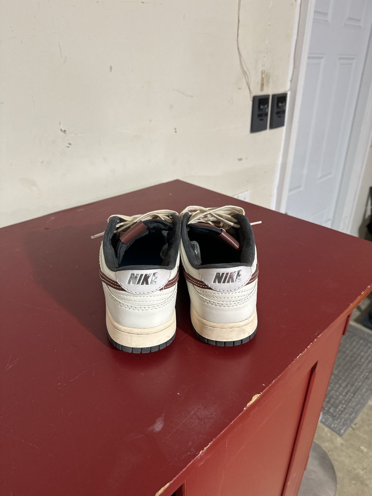 Nike Nike Dunk Pearl White/Dark Pony Size US 13 / EU 46 - 3 Thumbnail