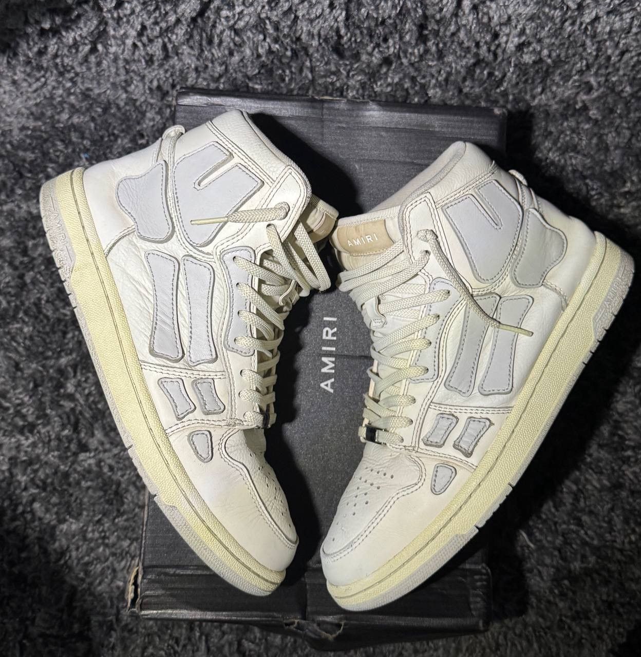 Amiri Amiri Skeleton High- Top Sneaker Size US 6 / EU 39 - 4 Thumbnail