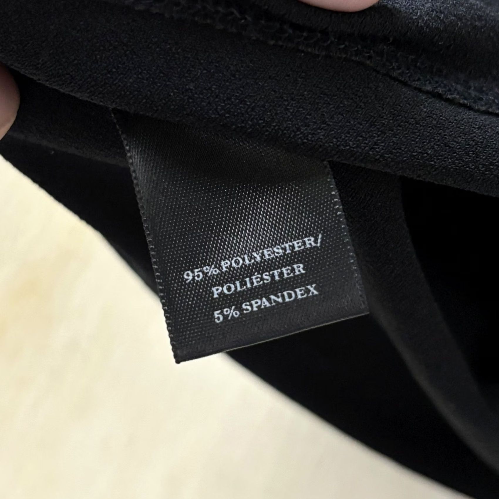 Ann Taylor Ann Taylor Blouse Womens XL Black Square Neck Ruched Long Sleeve Zipper Top Size XL / US 12-14 / IT 48-50 - 6 Thumbnail