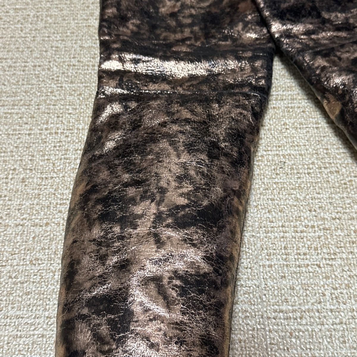 Chanel CHANEL Laminated Chevre Metallic Lambskin Over the Knee Boot Size US 7.5 / IT 37.5 - 17 Thumbnail