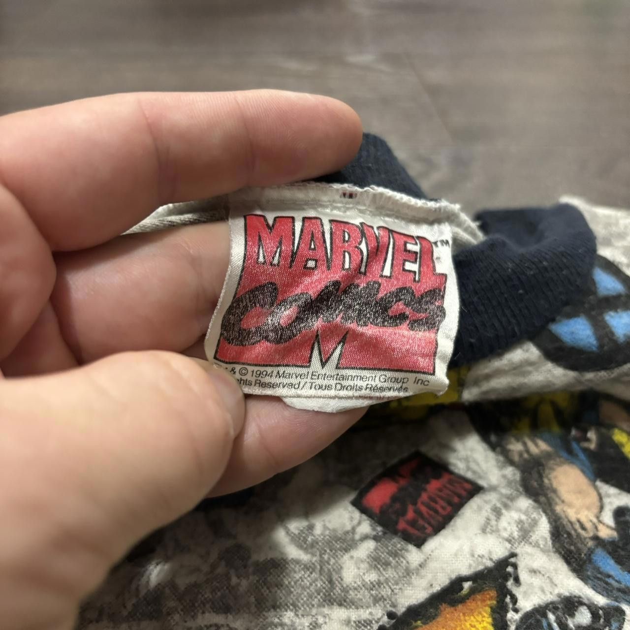 Marvel Comics Vintage X Men All Over Print Kids Sweatshirt 1994 XXSMALL Size US XS / EU 42 / 0 - 6 Thumbnail