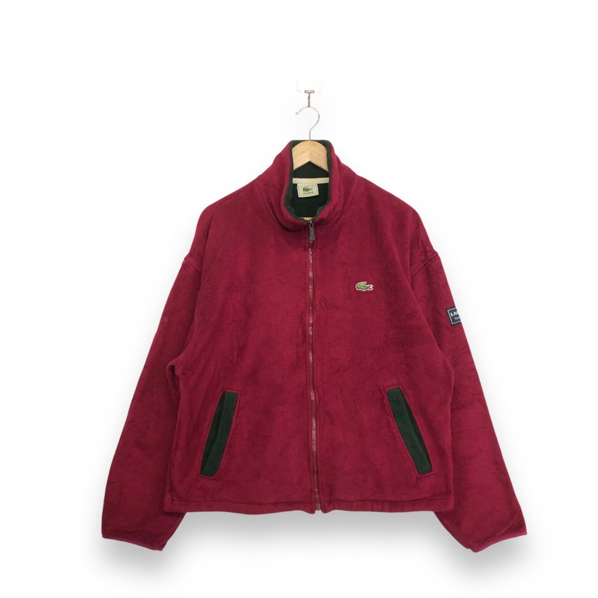 Lacoste Vintage Lacoste Yatching Fleece Sweater Jacket Size US M / EU 48-50 / 2 - 1 Thumbnail