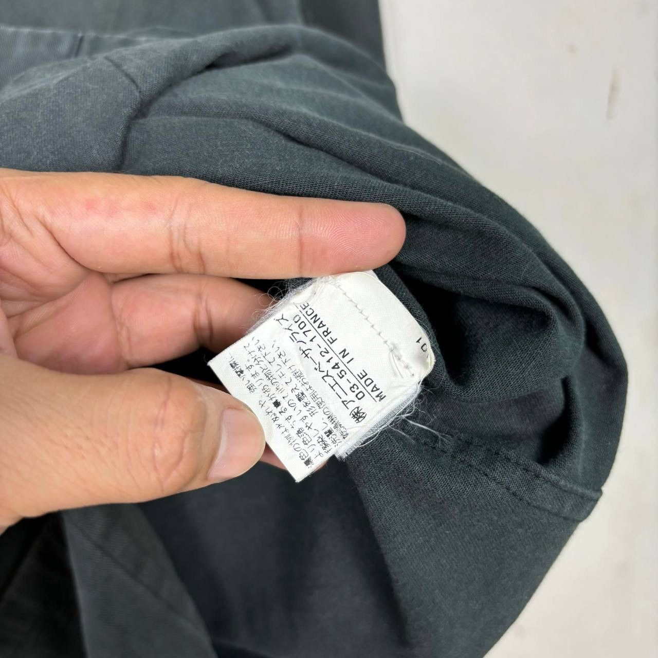 agnes b. Vintage Agnes B. Homme Black Cotton Work Chore Jacket Size US L / EU 52-54 / 3 - 8 Thumbnail
