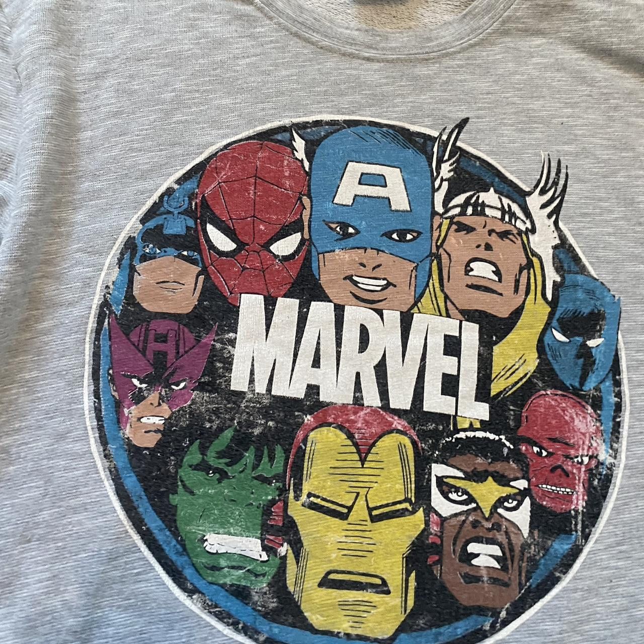 Marvel Comics Grey and multicoloured Marvel crew neck sweatshirt Size US M / EU 48-50 / 2 - 3 Thumbnail