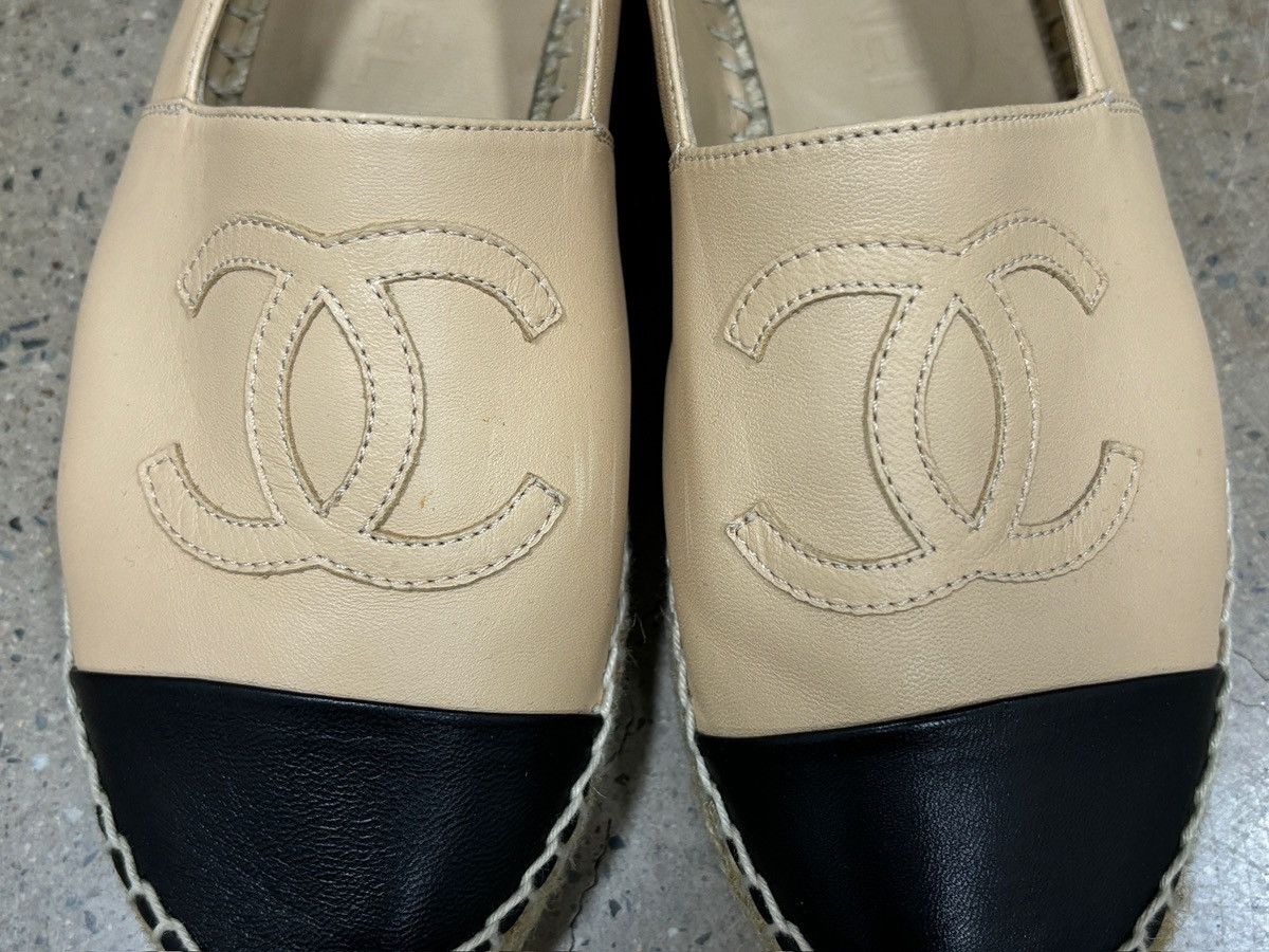 Chanel Chanel espadrilles Shoes，Sheepskin patchwork Size US 6 / IT 36 - 4 Thumbnail