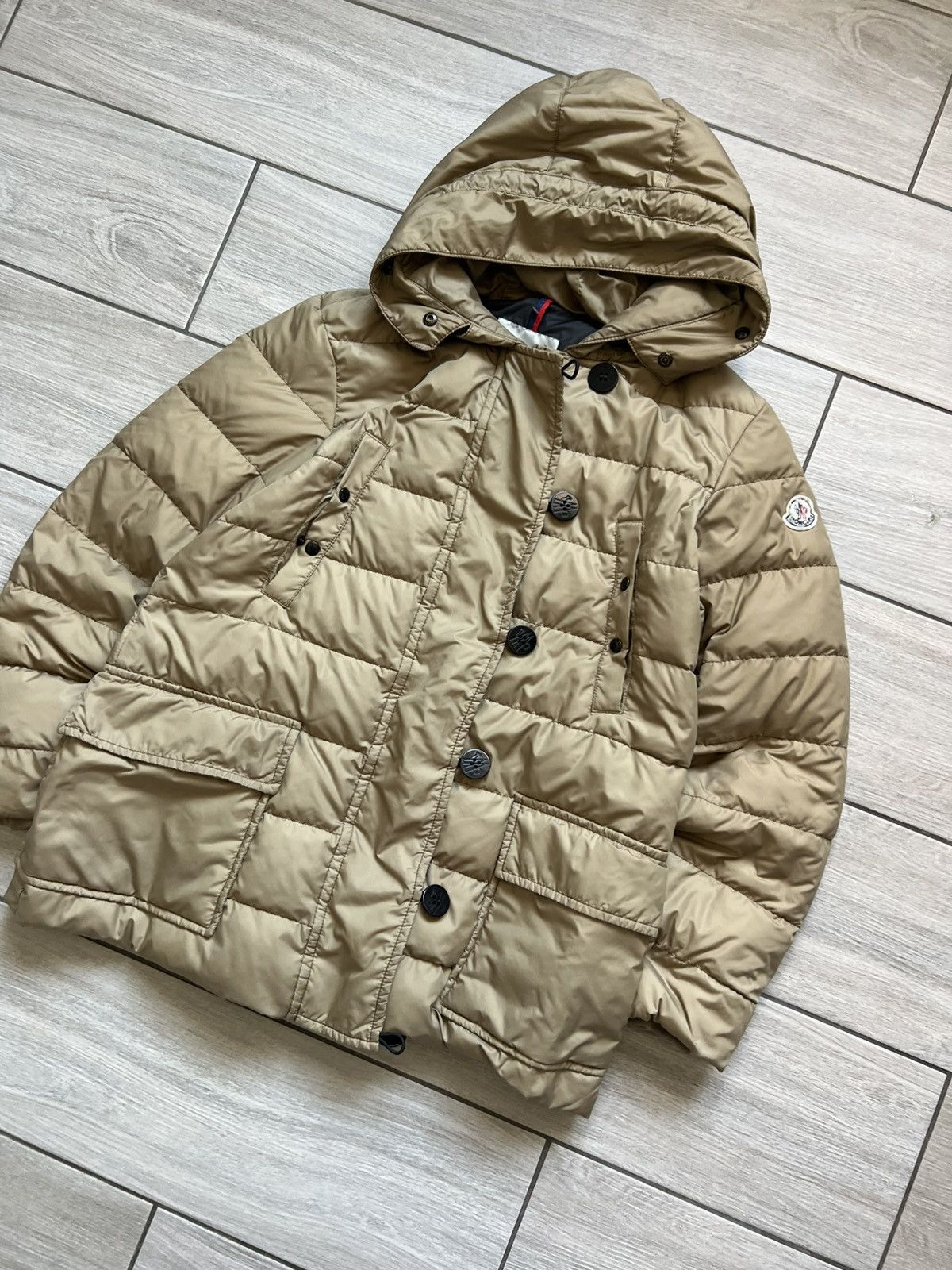 Moncler Moncler Puffer Jacket Beige Womens Size US L / EU 52-54 / 3 - 4 Thumbnail