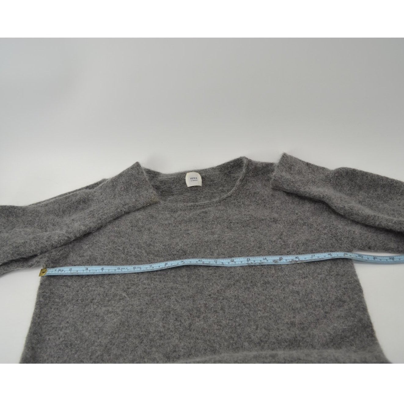 Other Iena Womens Gray Sweater Wool Mohair Long Sleeve Preppy M? Size M / US 6-8 / IT 42-44 - 15 Thumbnail