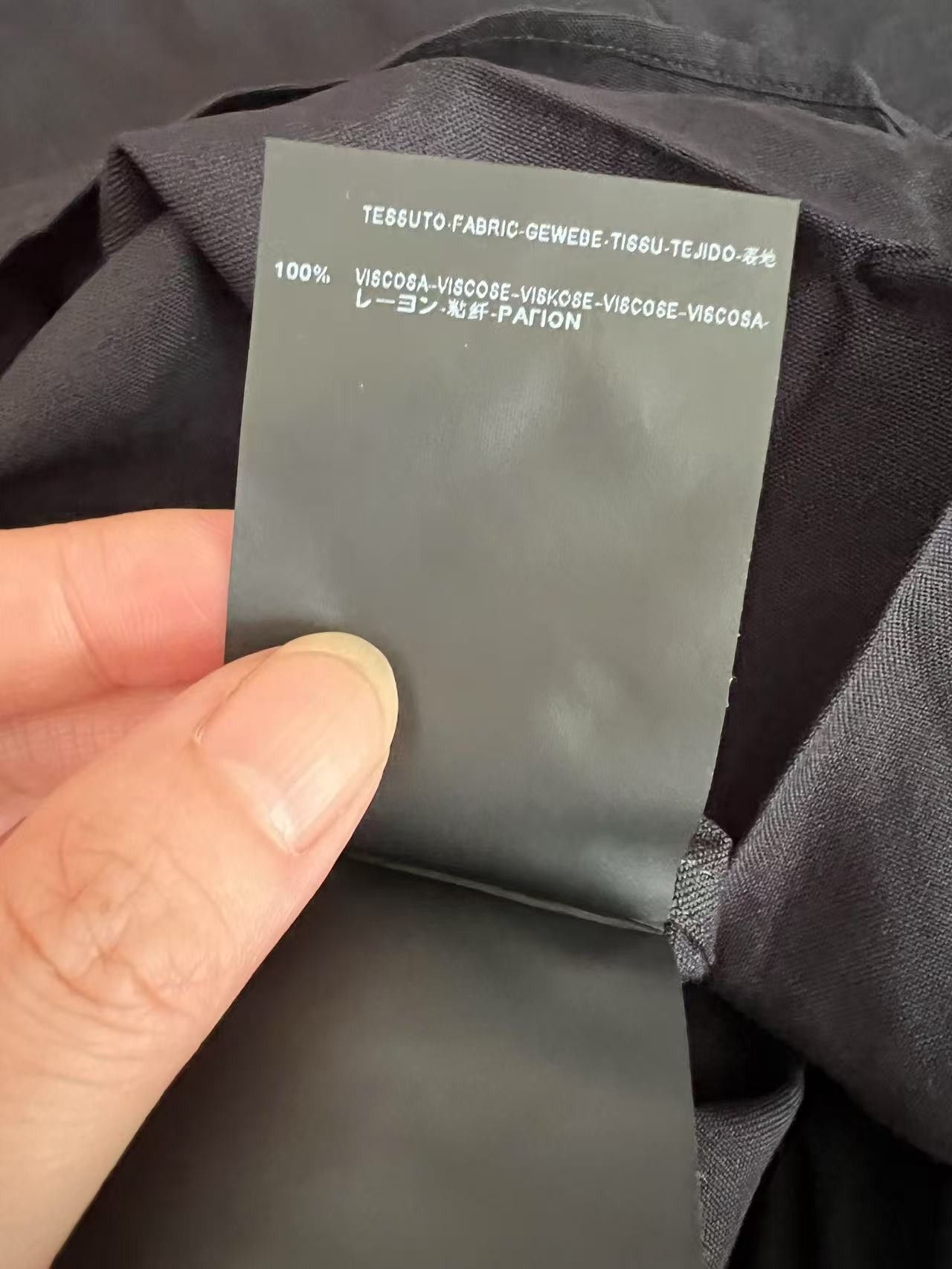 Saint Laurent Paris Saint Laurent Black Silk Long Sleeve Shirt Size US M / EU 48-50 / 2 - 5 Thumbnail