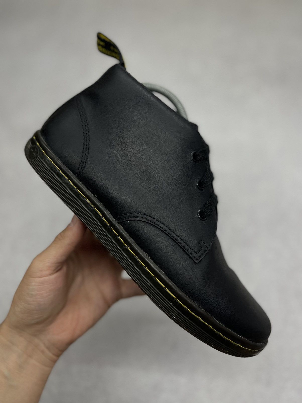 Mens Dr Martens Leather Black Boots
