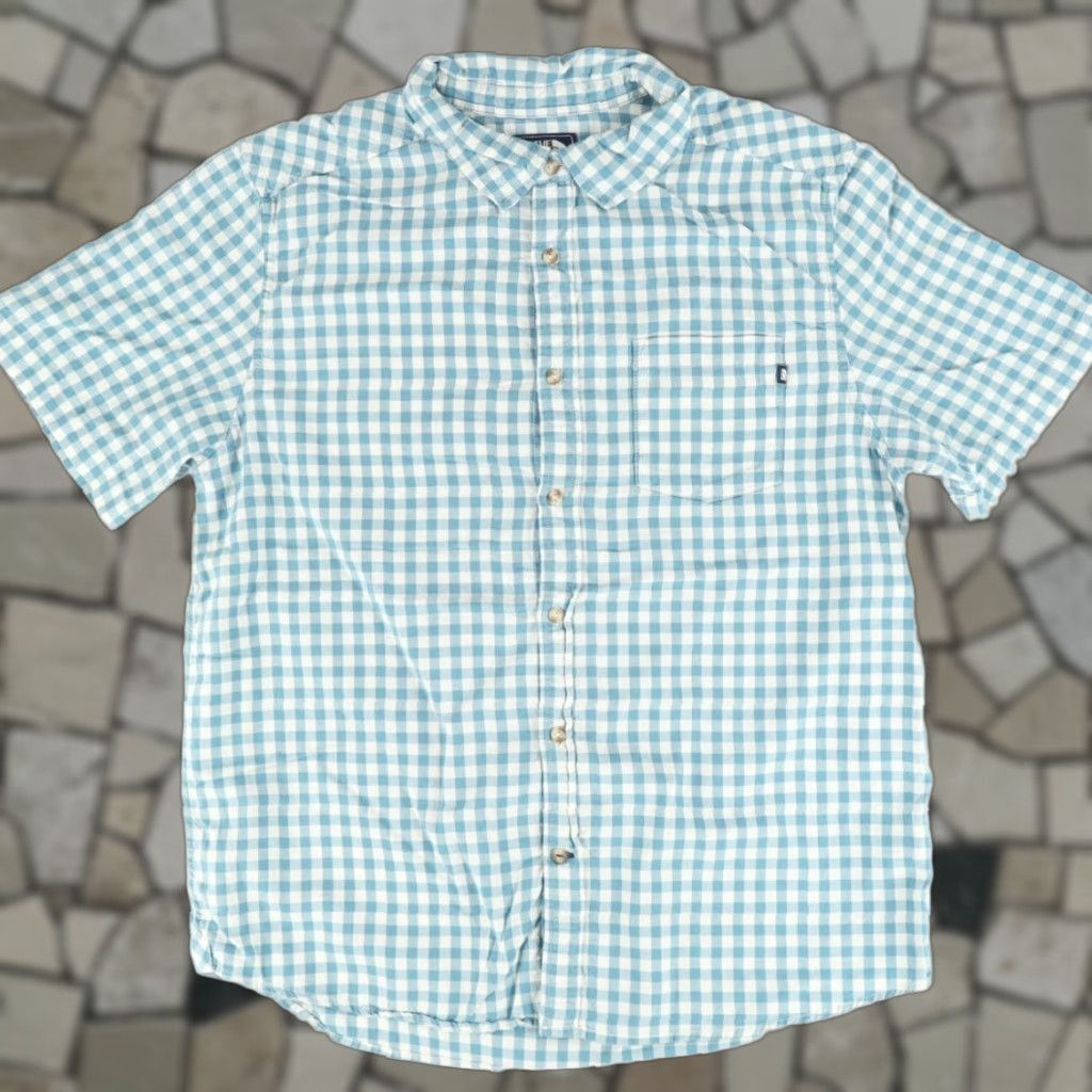 The North Face The North face Heritage Soft Botton Down Cotton Check Shirt Blue Men's XL Size US XL / EU 56 / 4 - 1 Thumbnail