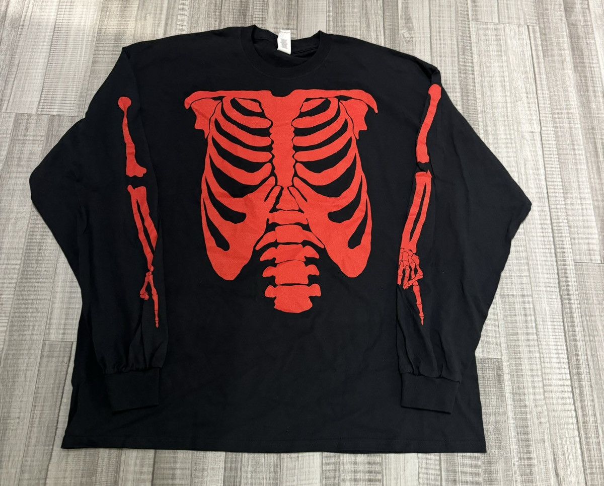 Playboi Carti Die Lit Tour Skeleton Longsleeve | Grailed