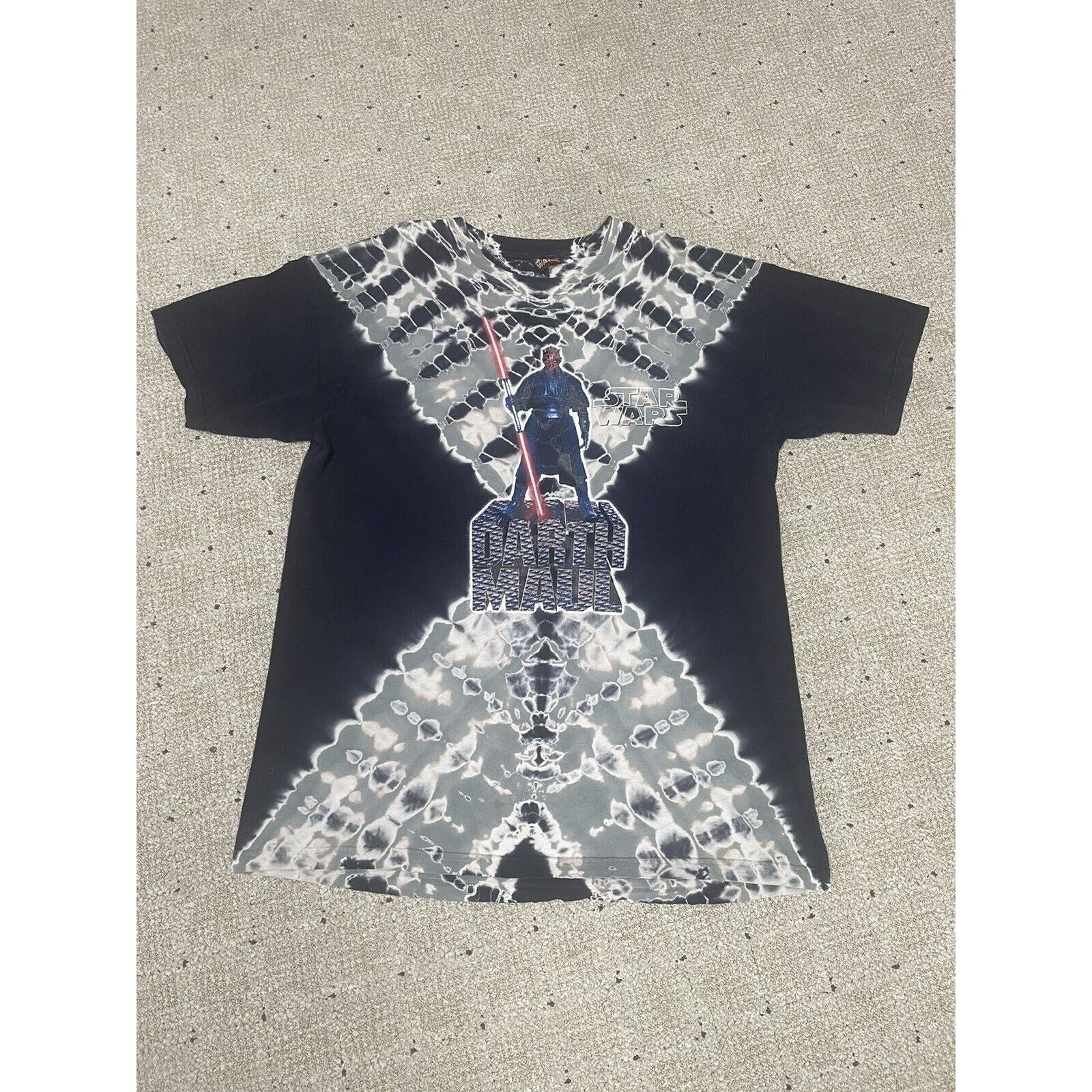 RARE 1999 Vintage Star Wars Darth Maul Tie Dye XL