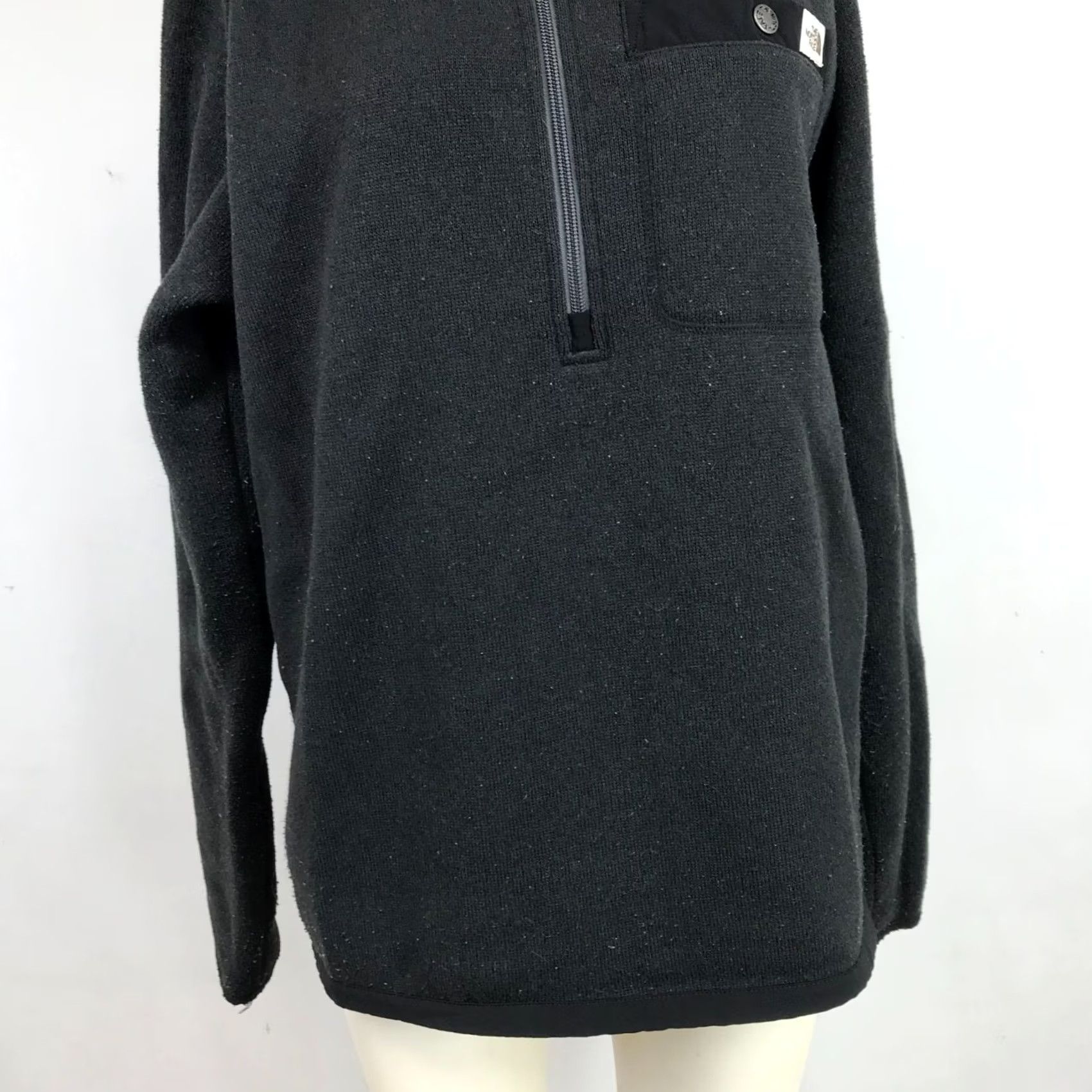 The North Face THE NORTH FACE Mens SMALL Gray Quarter Zip Sweater Jacket Size US S / EU 44-46 / 1 - 3 Thumbnail
