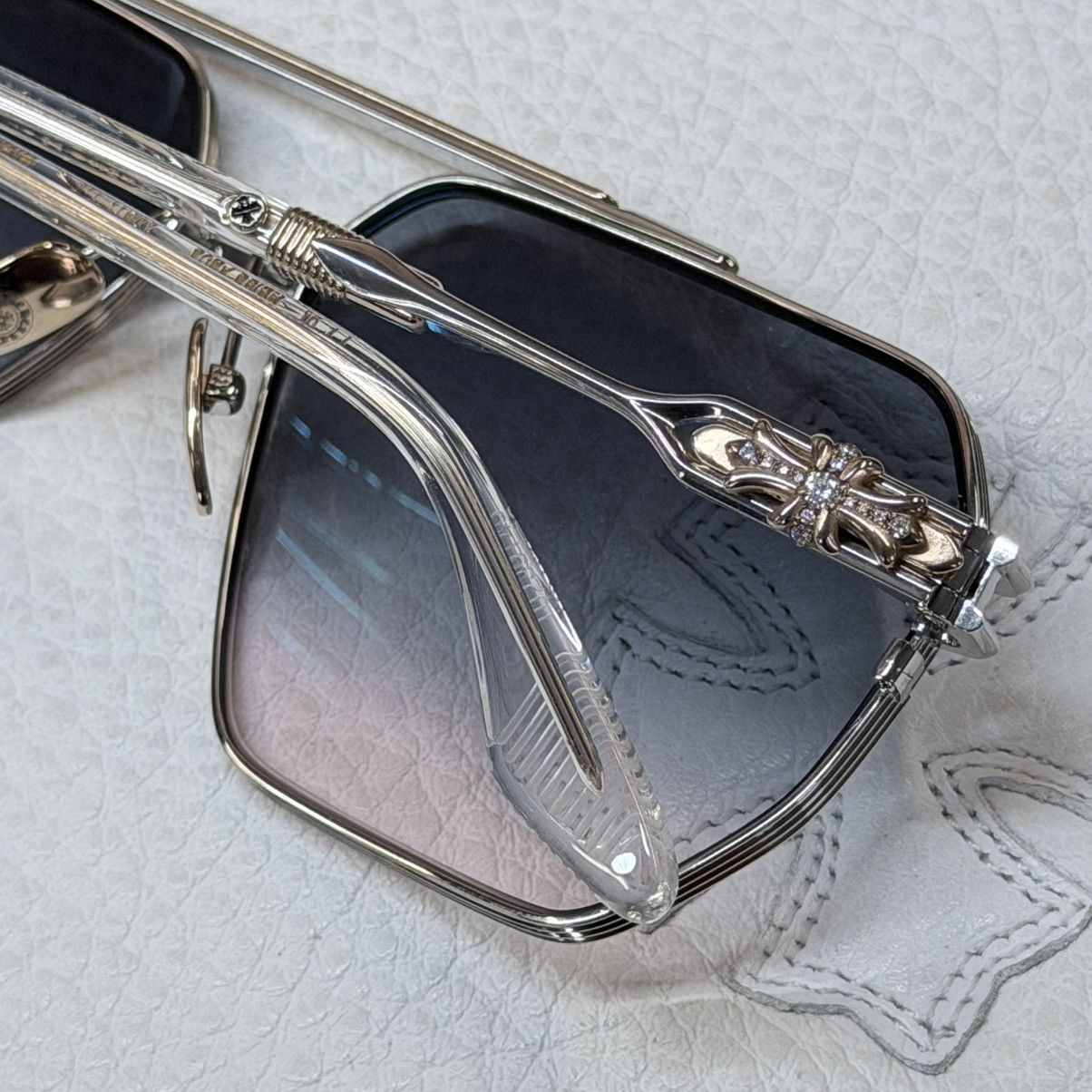 Chrome Hearts 💎JEWEL💎 Chrome Hearts Ripping 1/1 Sunglasses Size ONE SIZE - 1 Thumbnail
