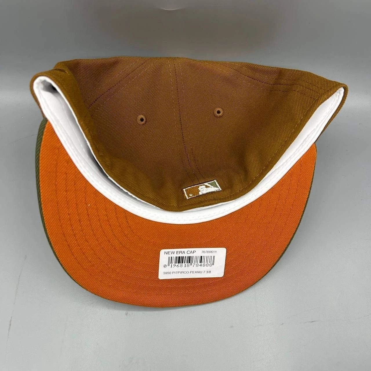 New Era Pittsburgh Pirates Hat Men 7 3/8 Brown Green MLB Fitted Cap Size ONE SIZE - 7 Thumbnail