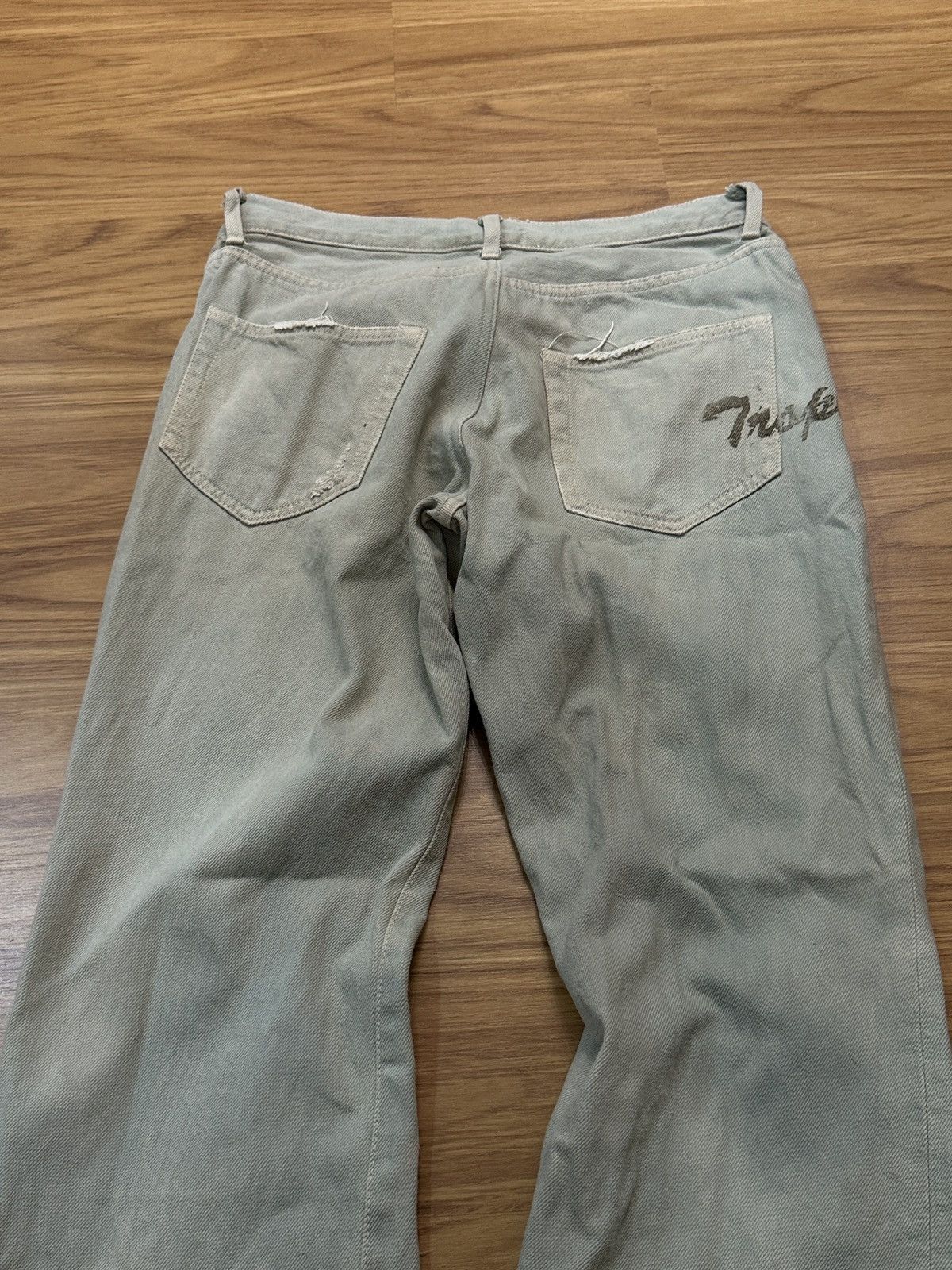 Kiminori Morishita Kiminori Morishita Laser Printed Naked Girl Denim Pant Size US 32 / EU 48 - 17 Thumbnail