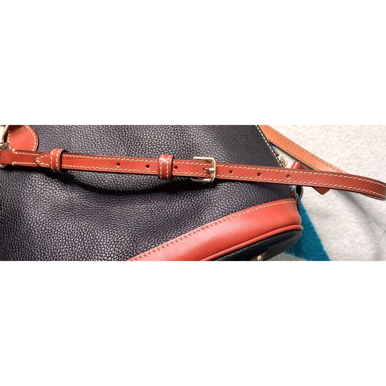 Dooney & Bourke Dooney & Bourke Leather Satchel Bag Shoulder Strap Handbag Purse Pebble Grain Multicolor Women Size ONE SIZE - 6 Thumbnail