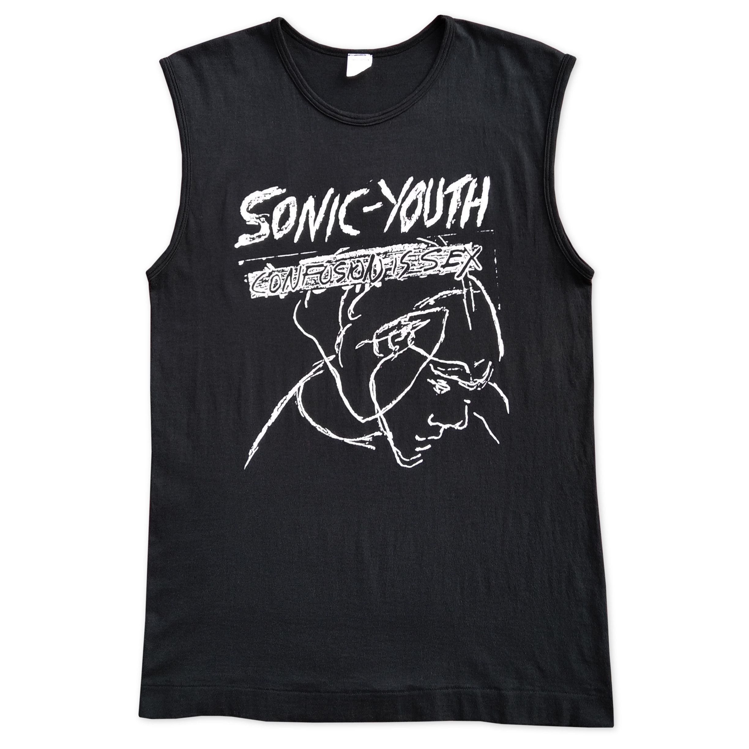 Band Tees Vintage 90's SONIC YOUTH "Confusion Sex" Tanktop Made In USA Size US M / EU 48-50 / 2 - 1 Thumbnail