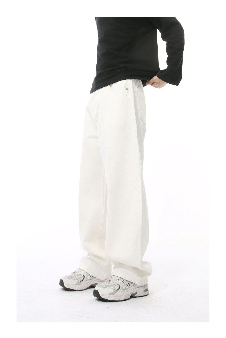 Japanese Brand Japanese retro wide-leg washed curved jeans Size US 32 / EU 48 - 2 Thumbnail