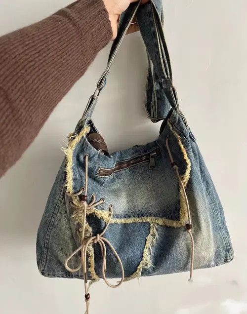 Japanese Brand Jeans Casual Totes Shoulder Bags Size ONE SIZE - 1 Thumbnail