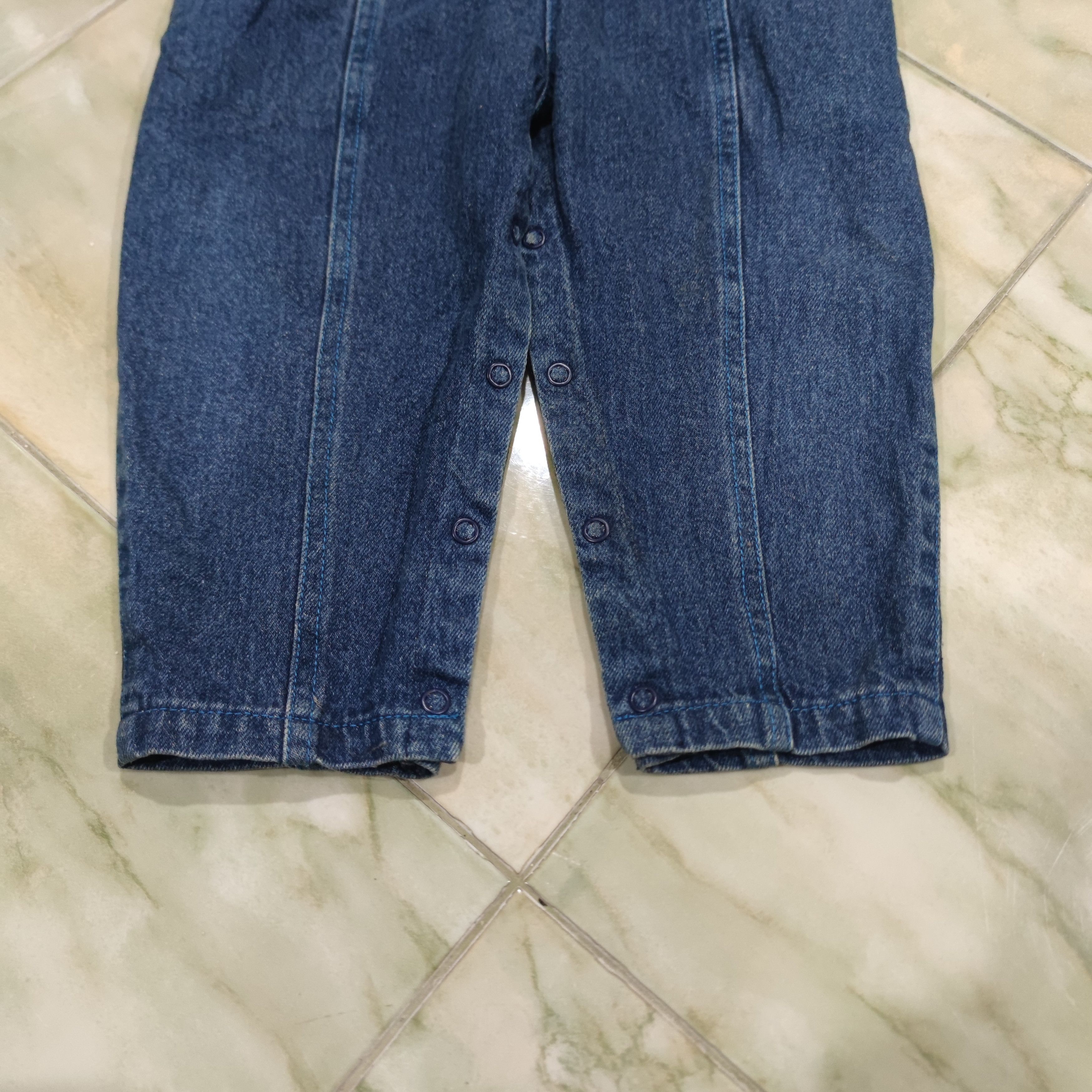Yves Saint Laurent VINTAGE YVES SAINT LAURENT YSL DENIM BABY OVERALL SIZE 90CM Size ONE SIZE - 7 Thumbnail