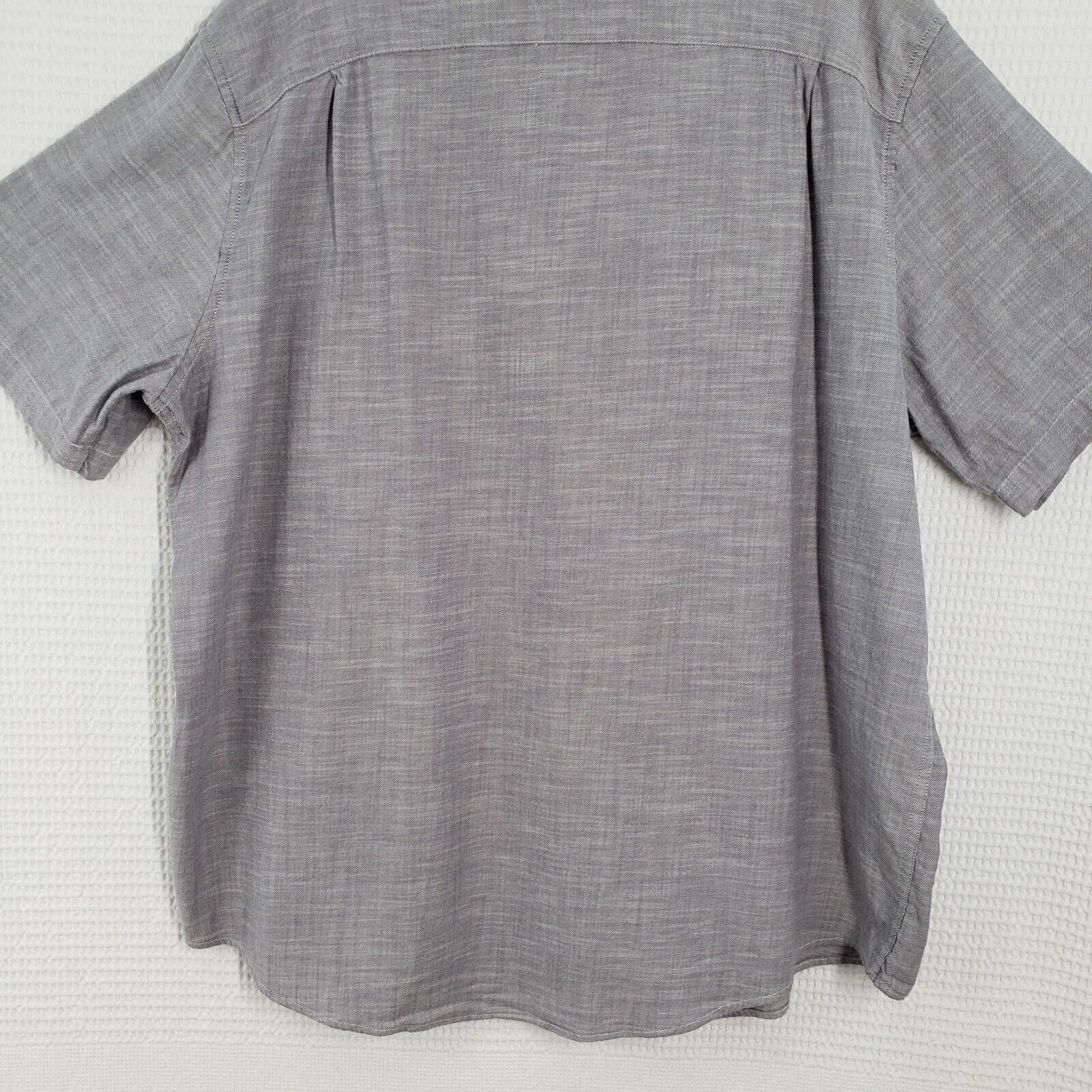 George George Button Down Shirt Mens 2XL Gray Short Sleeve Classic Size US XXL / EU 58 / 5 - 12 Thumbnail