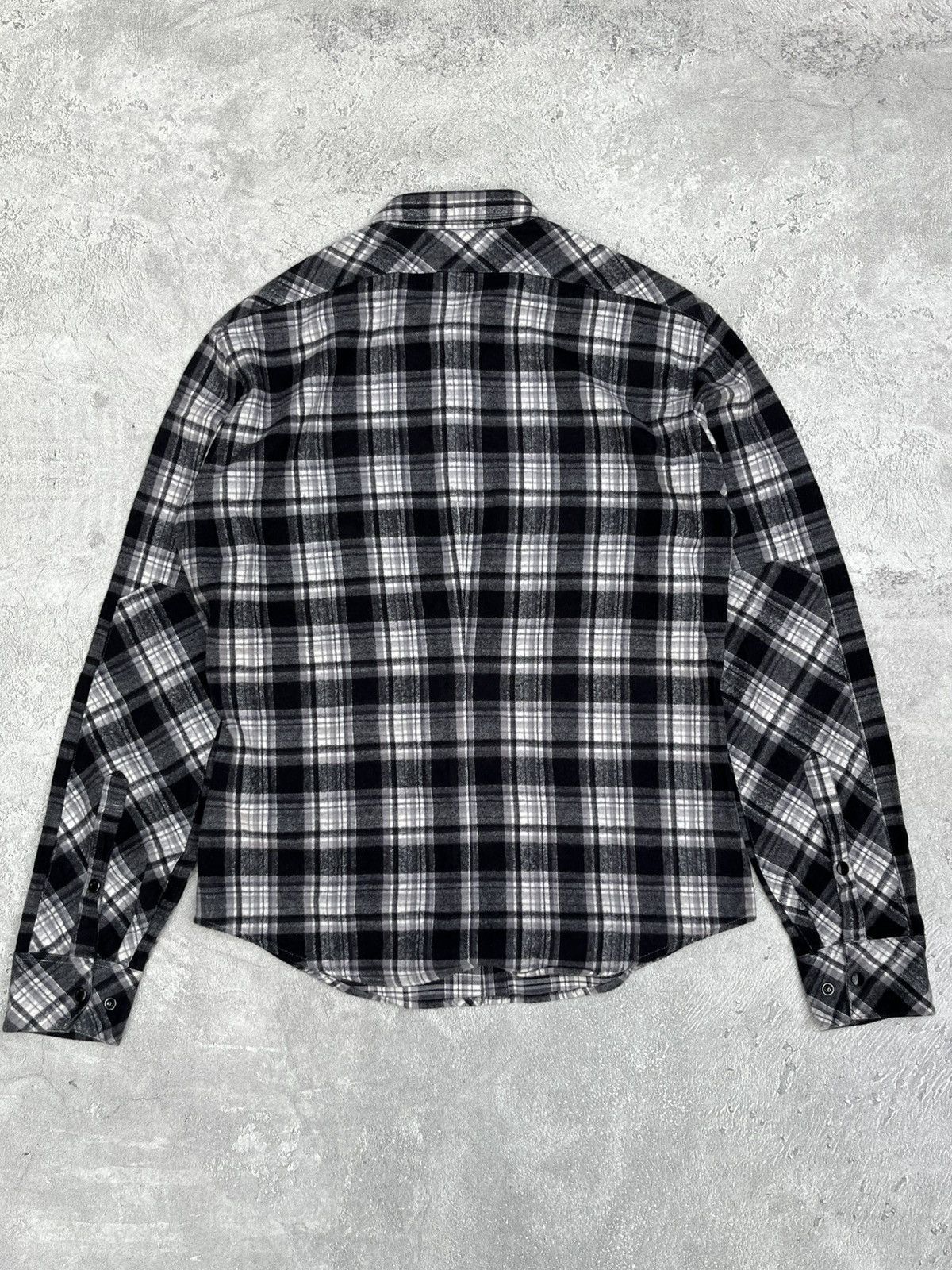 Designer × Japanese Brand × Neil Barrett Neil Barrett Wool Shirt Size XS / US 0-2 / IT 36-38 - 6 Thumbnail