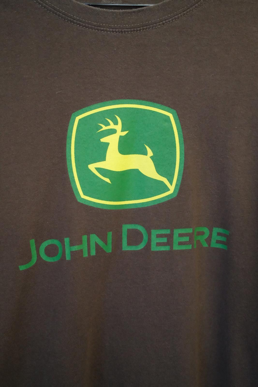 John Deere 2010's John Deere Logo Long Sleeve T-Shirt Size XL / US 12-14 / IT 48-50 - 3 Thumbnail