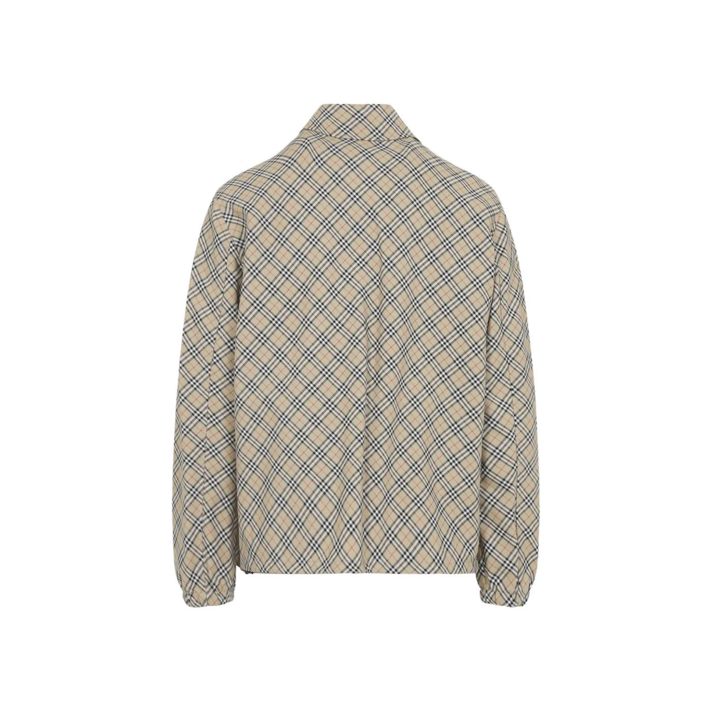 Burberry BURBERRY Slindon Sand Jacket New & Authentic (Men's Size:M;) Size US M / EU 48-50 / 2 - 2 Thumbnail