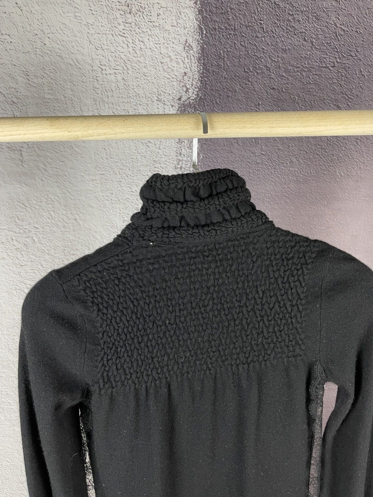 Christian Lacroix Christian Lacroix wool fitted black classic midi dress Size S / US 4 / IT 40 - 13 Thumbnail