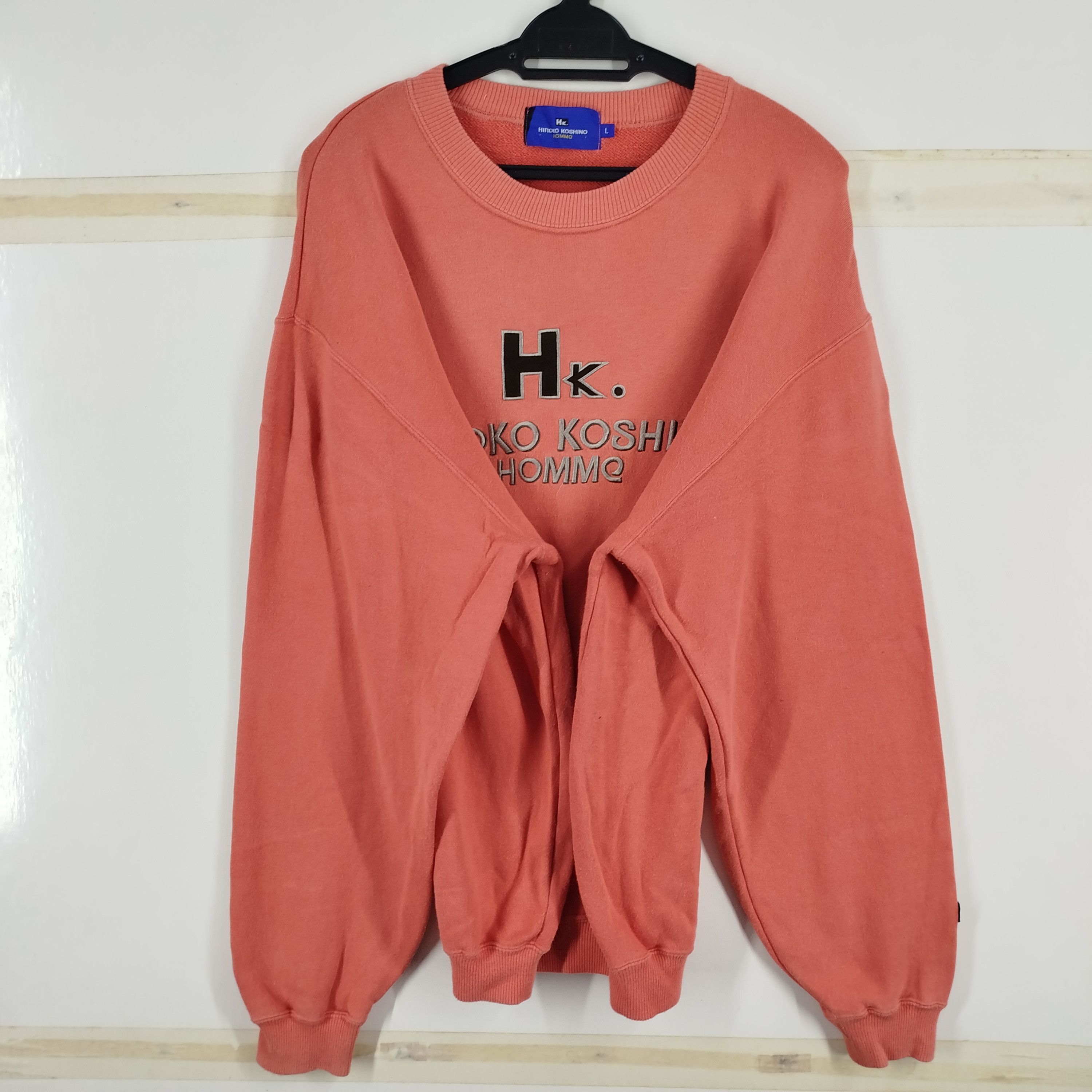 Designer × Hiroko Koshino Homme × Japanese Brand Hiroko Koshino Homme Embroidery Big Spell Out Made In Japan Size US L / EU 52-54 / 3 - 3 Thumbnail