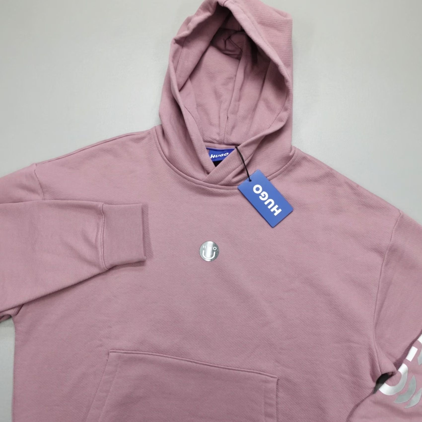 Hugo Boss Hugo Boss Niftyhood Pullover Hoodie Mens Size M Logo Cotton French Terry Size US M / EU 48-50 / 2 - 2 Thumbnail