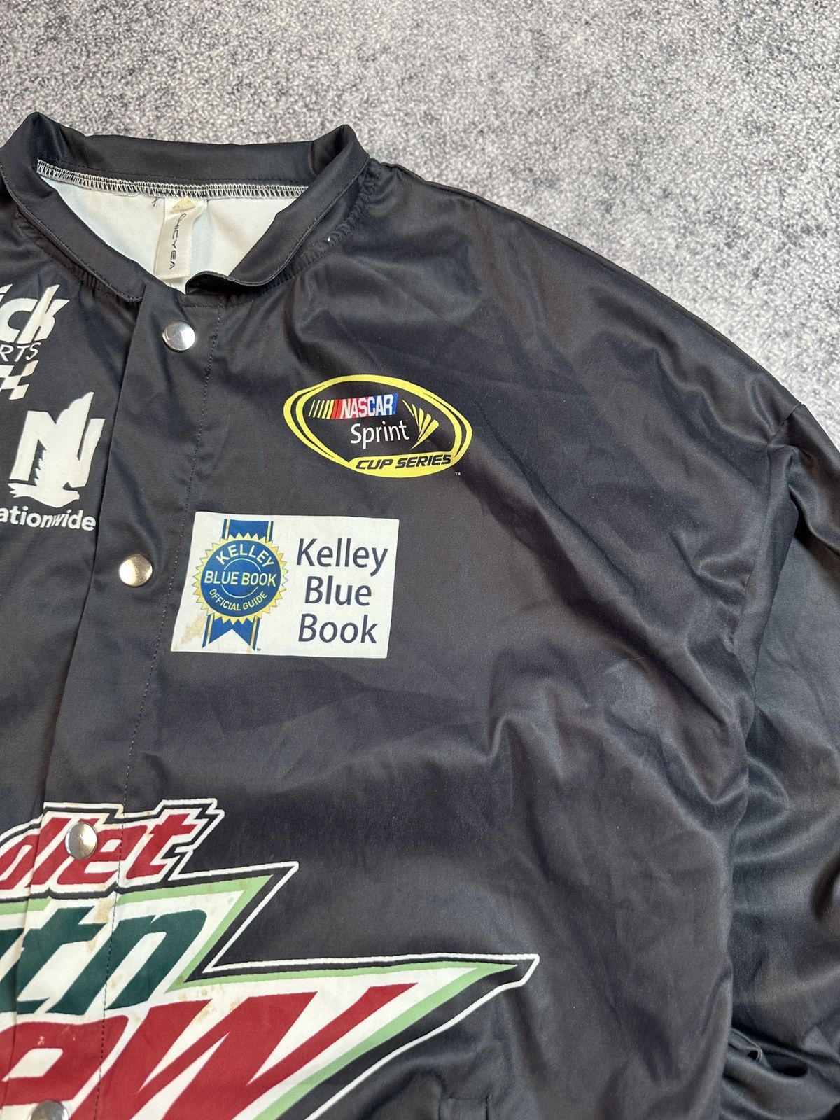 NASCAR Mountain Dew NASCAR Logo Racing Jacket Streetwear Rare S VTg Size US M / EU 48-50 / 2 - 4 Thumbnail