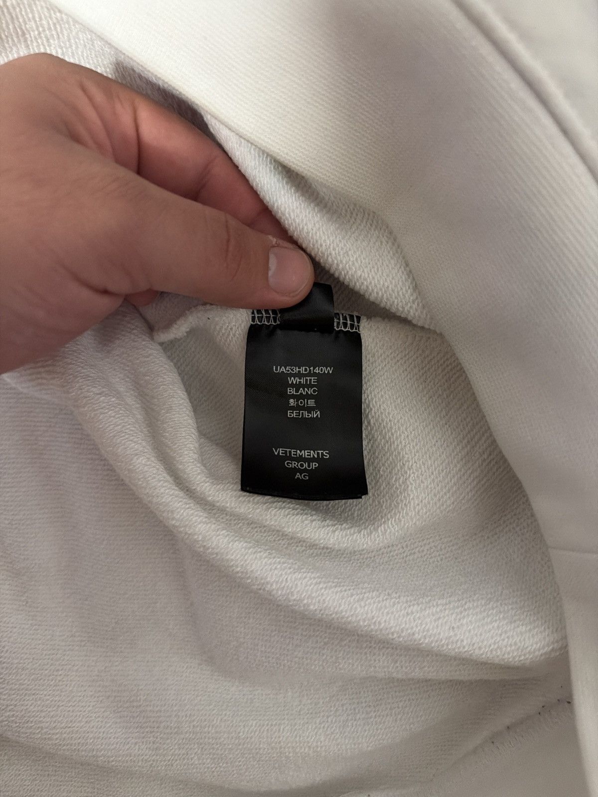 Vetements ONE IN A MILLION VETEMENTS HOODIE Size US L / EU 52-54 / 3 - 3 Thumbnail