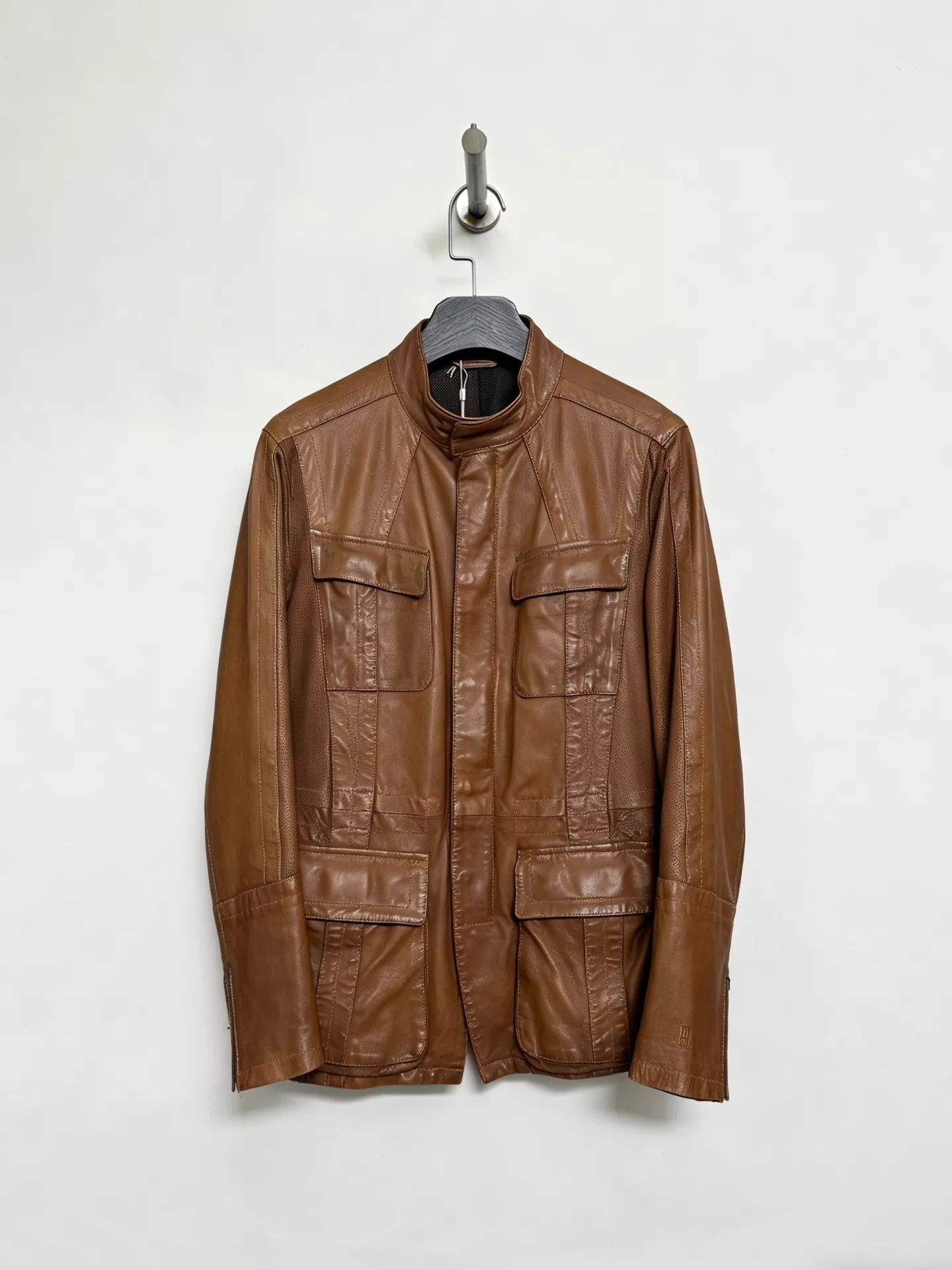 Dirk Bikkembergs Dirk Bikkembergs Field Leather Jacket 44 Lambskin Size US S / EU 44-46 / 1 - 1 Thumbnail