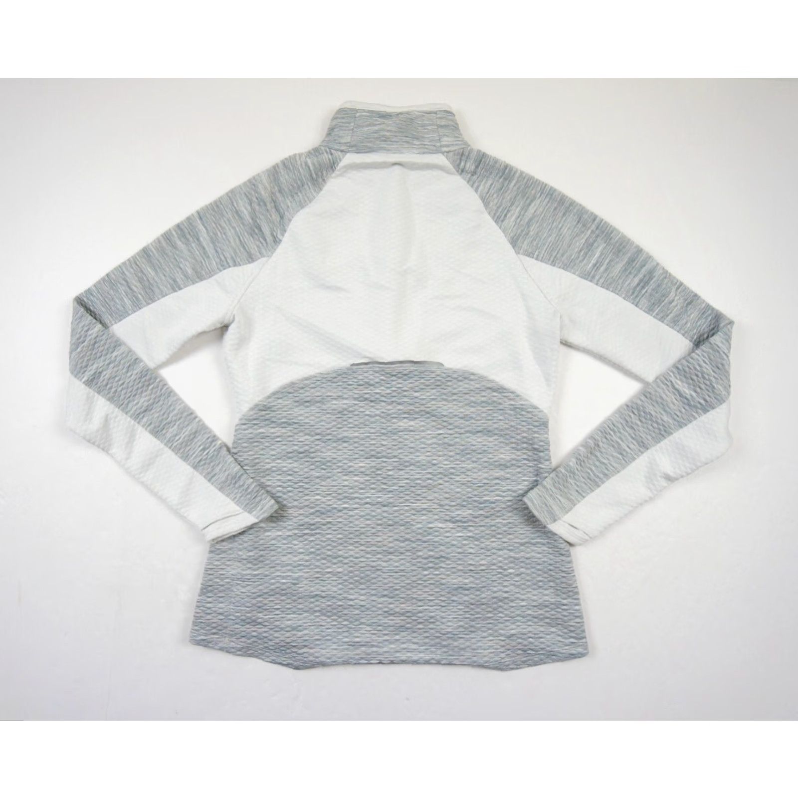 Athleta Athleta Sweater Womens Medium Gray 1/4 Zip Pullover Thumbhole Mock Neck Ladies Size M / US 6-8 / IT 42-44 - 4 Thumbnail