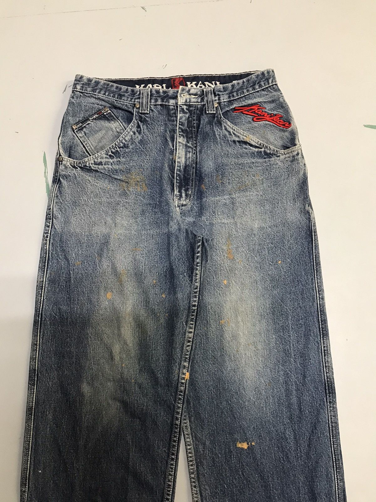 Karl Kani Vintage Karl Kani painted denim Size US 34 / EU 50 - 5 Thumbnail