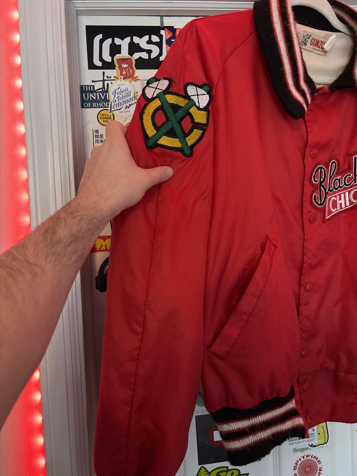 Other Vintage Chicago Blackhawks Jacket 50’s-60’s Size US XL / EU 56 / 4 - 4 Thumbnail