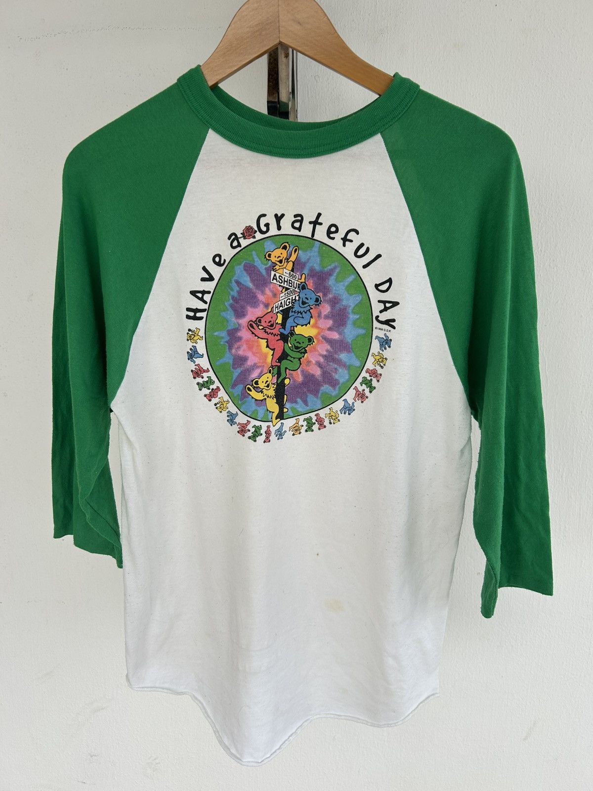 Band Tees 1998 Raglan Vintage Grateful Dead Size US M / EU 48-50 / 2 - 1 Thumbnail