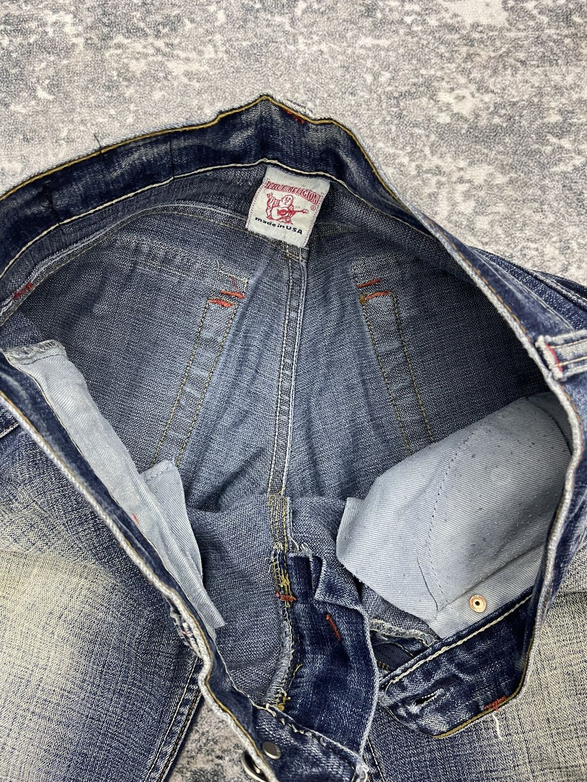 True Religion True Religion Big Rig "Stone & Tint" Bootcut Jeans Size 30" / US 8 / IT 44 - 8 Thumbnail